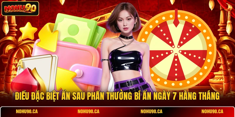 Phần Thưởng Bí Ẩn Ngày 7 Hàng Tháng Chỉ Có Tại Nổ Hũ Phần Thưởng Bí Ẩn Ngày 7 Hàng Tháng Chỉ Có Tại Nổ Hũ